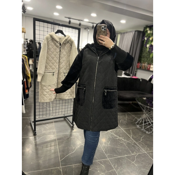 Solis Taşlı Kapitoneli Angora Kaban