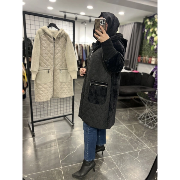 Solis Taşlı Kapitoneli Angora Kaban