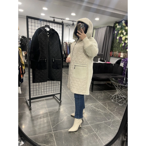 Solis Taşlı Kapitoneli Angora Kaban