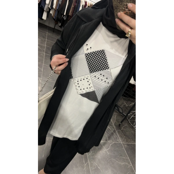 SOLİS Üçgen Zımbalı Süet Üçlü Takım