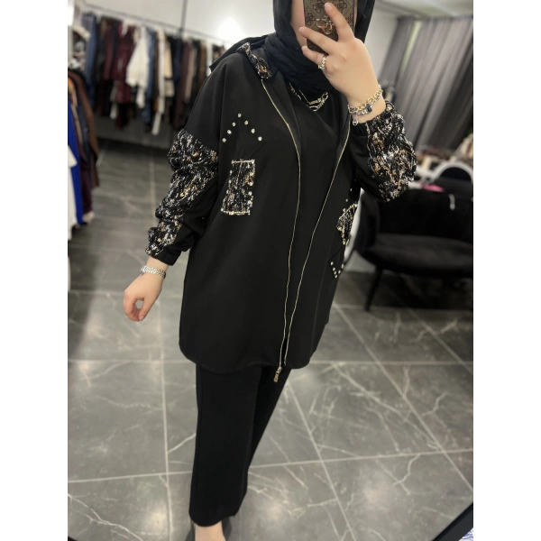 Solis Varaklı Ceketli Takım