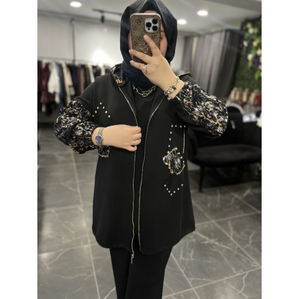 Solis Varaklı Ceketli Takım