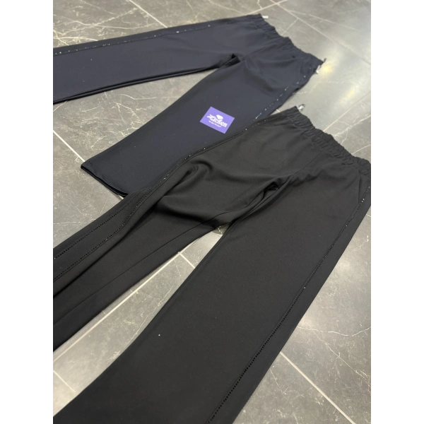 ZİRKON Çift Taşlı Çelik Örme Kalem Pantolon