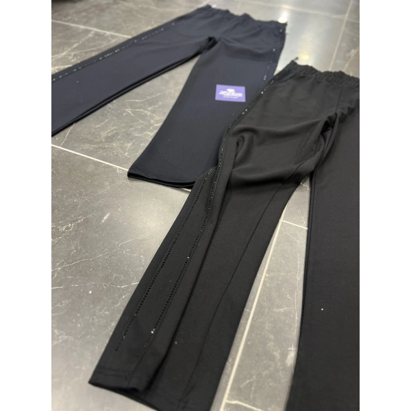 ZİRKON Çift Taşlı Çelik Örme Kalem Pantolon