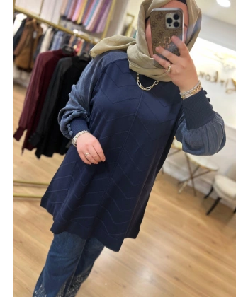 ADN Çarpraz İpek Cupra& Merserize Tunik