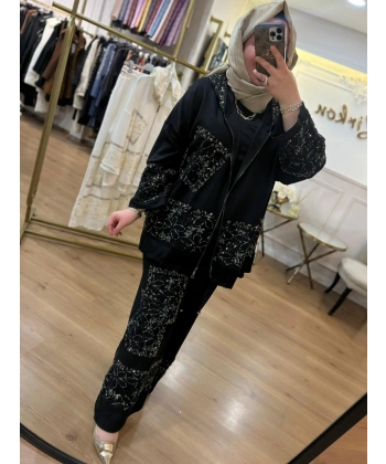 İTHAL Güpürlü Taşlı Takım