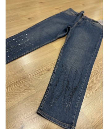 LACARTE Dalga Taşlı Yıkamalı Momjean