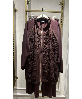 PUREVA Güpürlü Ceket Takım