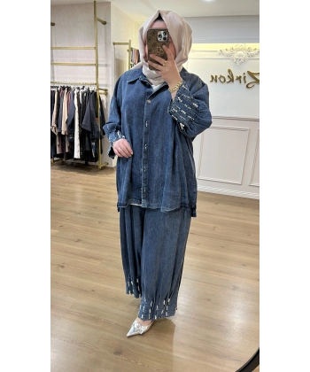 İTHAL BÜYÜK BEDEN İncili Tensel Takım