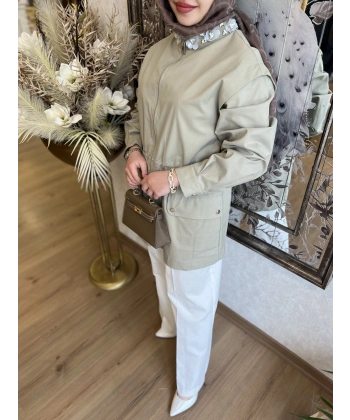 SBL Boynu İşlemeli Ceket Takım