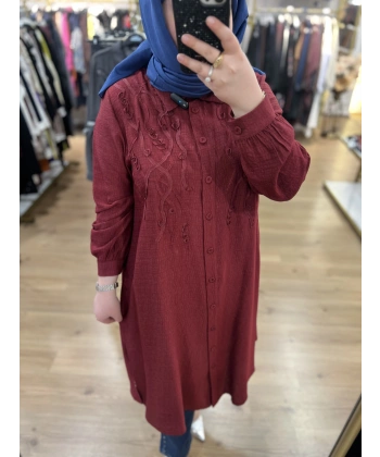 MEVA PLUS BY PUREVA Rokoko Tensel Gömlek