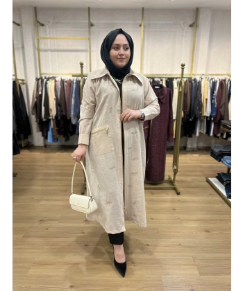 MEVA PLUS By Pureva Nakışlı İpek Tensel Kap