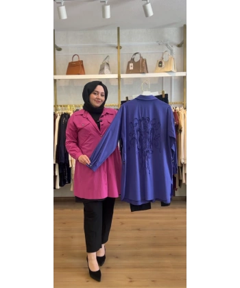 FATMA DANIŞMAN Sırt Nakışlı Yazlık Takım