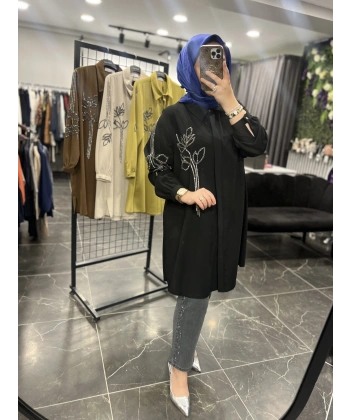 MEVA BY PUREVA Çiçek Püskürtme Gömlek