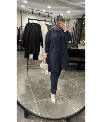 PUREVA İncili Jakarlı Üçlü Takım