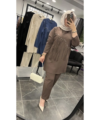 PUREVA İncili Saçaklı Modal Takım