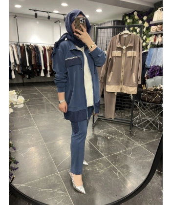 SBL Cep Taşlı Modal Takım