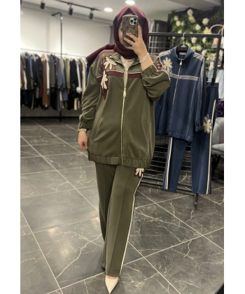 SBL Güpür Kabartma Ceketli Oysho Takım