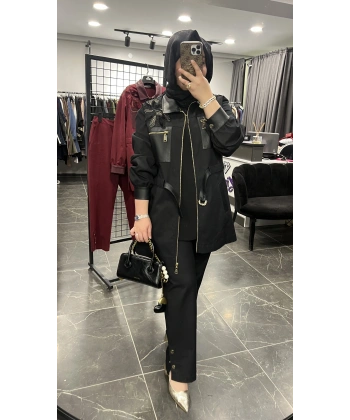 SBL Güpürlü Nakışlı Gabardin Takım