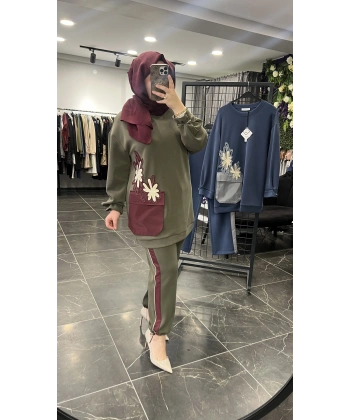 SBL Nakışlı Tunik Oysho Takım