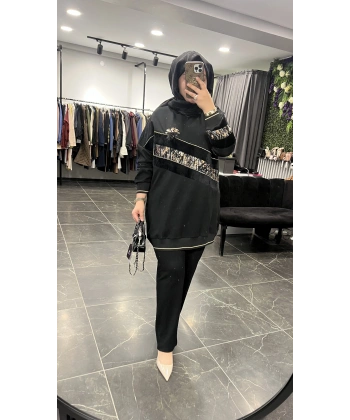 Solis Broşlu Taşlı Takım