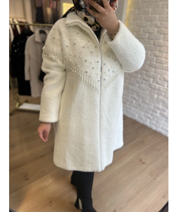 SOLİS İnci Saçaklı Angora Kaban