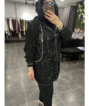 Solis Taşlı Ceketli Takım