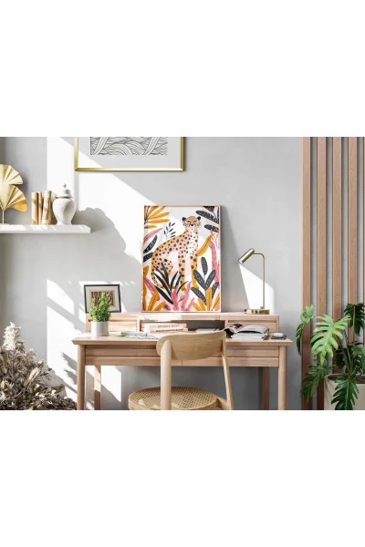 Kaplan Duvar Posteri | A2, A3, A4 Boyutlarında Çerçeveli ve Çerçevesiz Duvar Tablosu Seçenekleri, Çocukluk Hayalleri Koleksiyonu