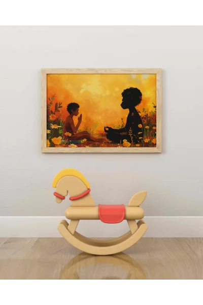 OMM Duvar Posteri | A2, A3, A4 Boyutlarında Çerçeveli ve Çerçevesiz Duvar Tablosu Seçenekleri, Çocukluk Hayalleri Koleksiyonu
