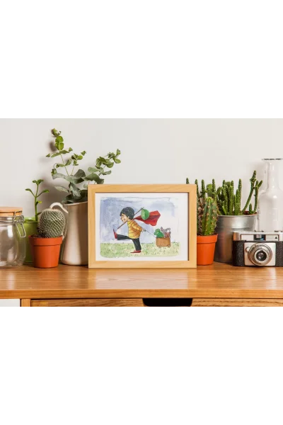 Oyuncaklarım Duvar Posteri | A2, A3, A4 Boyutlarında Çerçeveli ve Çerçevesiz Duvar Tablosu Seçenekleri, Çocukluk Hikayeleri Koleksiyonu