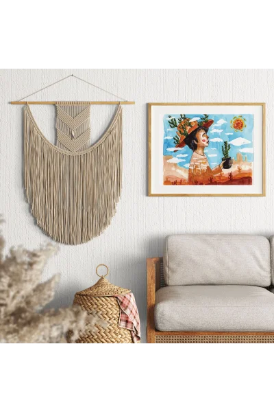 Çöl Sıcağı Duvar Tablosu | A2, A3, A4 Boyutlarında Çerçeveli ve Çerçevesiz Seçenekler, Çocukluk Hikayeleri Koleksiyonu