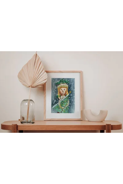 Yılbaşı Umudu Duvar Tablosu | A2, A3, A4 Boyutlarında Çerçeveli ve Çerçevesiz Seçenekler, Çocukluk Hikayeleri Koleksiyonu