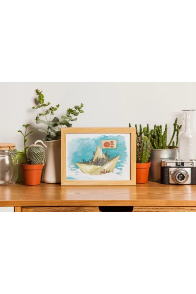 Kılçığa Yolculuk Duvar Posteri | A2, A3, A4 Boyutlarında Çerçeveli ve Çerçevesiz Duvar Tablosu Seçenekleri, Çocukluk Hikayeleri Koleksiyonu