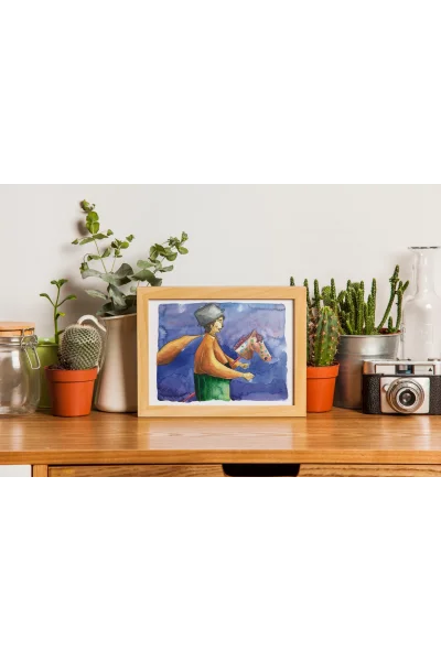 Oyuncak Atım Duvar Posteri | A2, A3, A4 Boyutlarında Çerçeveli ve Çerçevesiz Duvar Tablosu Seçenekleri, Çocukluk Hikayeleri Koleksiyonu