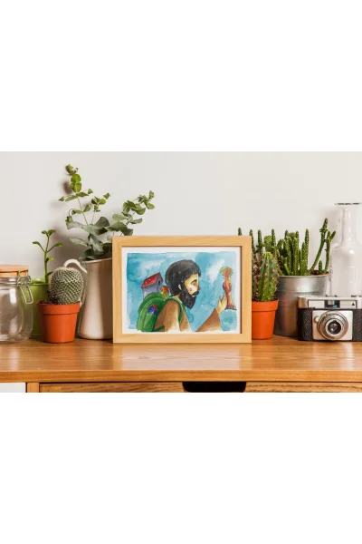 Altın Kuş Duvar Posteri | A2, A3, A4 Boyutlarında Çerçeveli ve Çerçevesiz Duvar Tablosu Seçenekleri, Çocukluk Hikayeleri Koleksiyonu