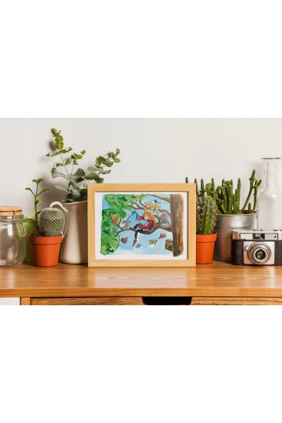 Yetişkinlik Temennisi Duvar Posteri | A2, A3, A4 Boyutlarında Çerçeveli ve Çerçevesiz Duvar Tablosu Seçenekleri, Çocukluk Hikayeleri Koleksiyonu