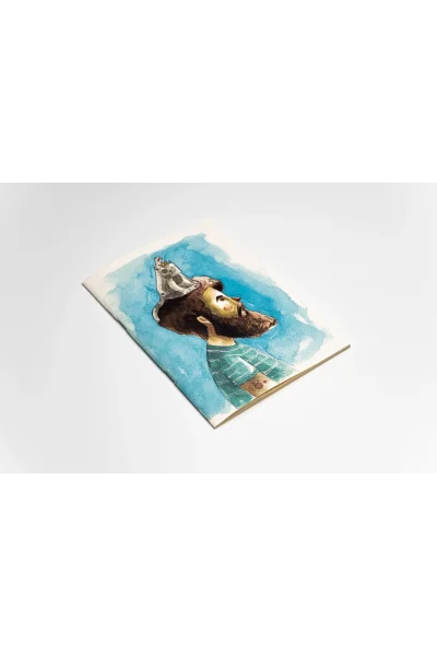 Büyük Boy Çizim Not Defteri, Çocukluk Hikayeleri Koleksiyonu, Kediler Ve Hipster