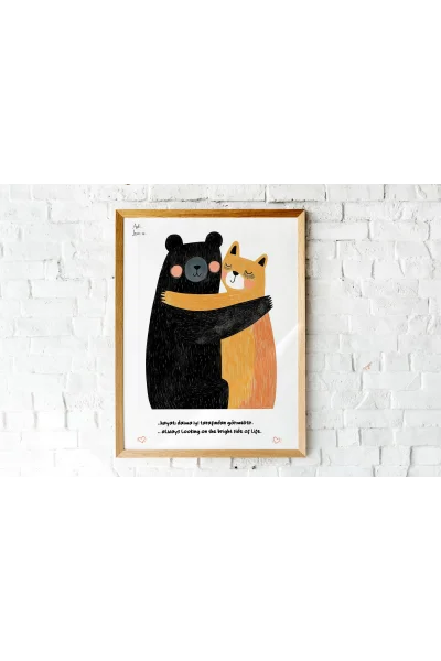 Sevgililer Günü İçin Romantik Tablolar | A2, A3, A4 Boyutlarında Çerçeveli Duvar Tablosu Seçenekleri, LOVE Koleksiyonu