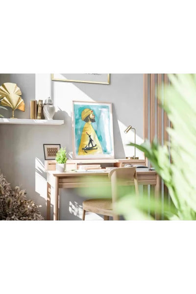 Ah Kalbim Duvar Posteri | A2, A3, A4 Boyutlarında Çerçeveli ve Çerçevesiz Duvar Tablosu Seçenekleri, Yetişkinlik Hisleri Koleksiyonu