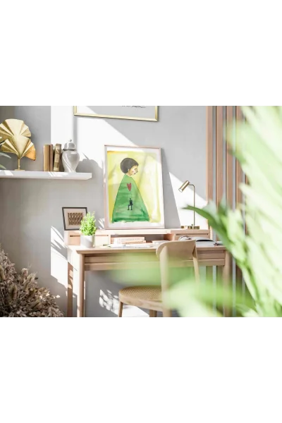 Sallanan Kalbim Duvar Posteri | A2, A3, A4 Boyutlarında Çerçeveli ve Çerçevesiz Duvar Tablosu Seçenekleri, Yetişkinlik Hisleri Koleksiyonu