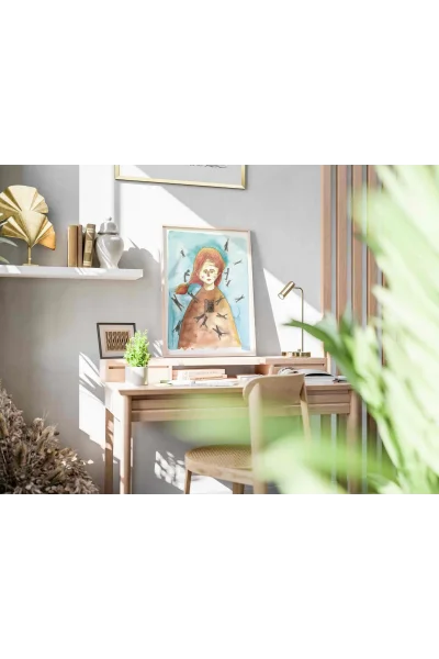 Kapımdaki Beyler Duvar Posteri | A2, A3, A4 Boyutlarında Çerçeveli ve Çerçevesiz Duvar Tablosu Seçenekleri, Yetişkinlik Hisleri Koleksiyonu