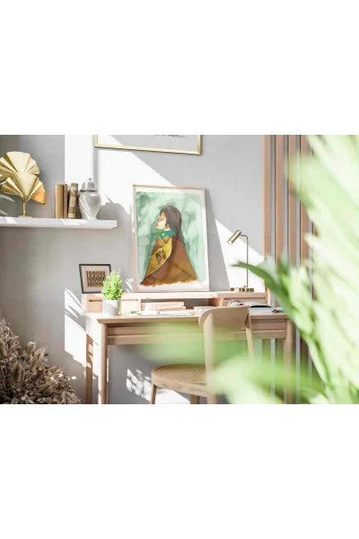 Çölleri Aştım Duvar Posteri | A2, A3, A4 Boyutlarında Çerçeveli ve Çerçevesiz Duvar Tablosu Seçenekleri, Yetişkinlik Hisleri Koleksiyonu