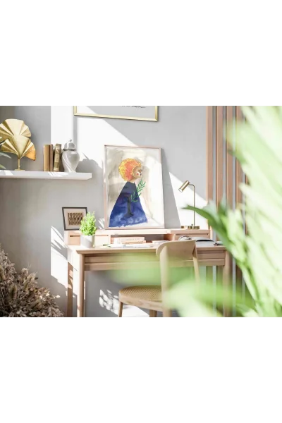 İçimde Büyüyen Filizler Duvar Posteri | A2, A3, A4 Boyutlarında Çerçeveli ve Çerçevesiz Duvar Tablosu Seçenekleri, Yetişkinlik Hisleri Koleksiyonu