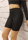 Biker Pus-Up Özellikli Toparlayıcı Sporcu Şort