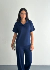 Lacivert Polo Yaka Modal Takım
