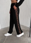 Leopar Desenli Fermuarlı Bayan Takım