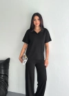 Siyah Polo Yaka Modal Takım