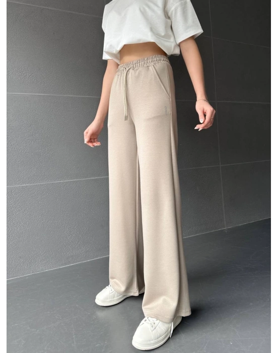 Bej Oys Modal Bol Paça Eşofman