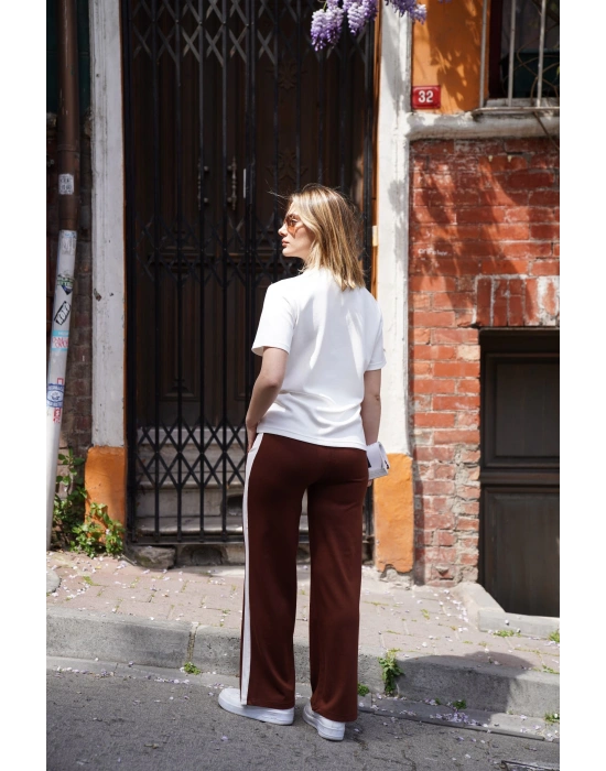 Çiçek Nakışlı İkili Takım – Siyah