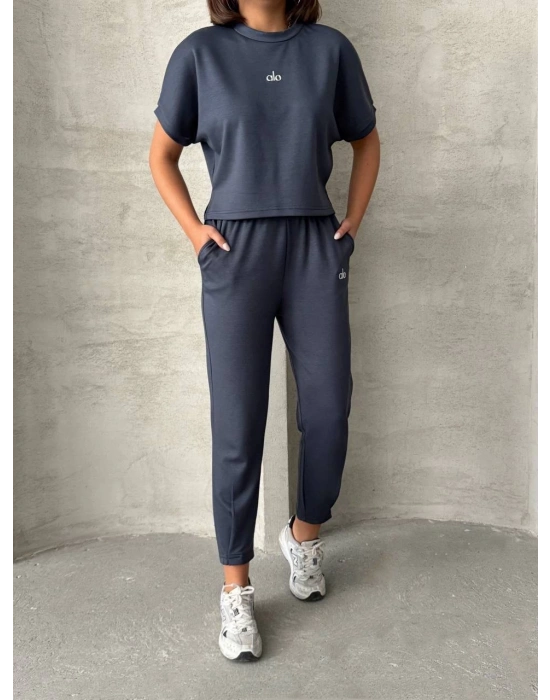 Füme Alo Model Lastikli Modal Kumaş Eşofman